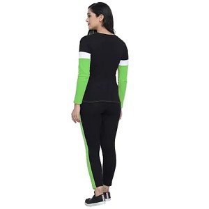 Elegant Cotton Lycra Blend Stretchable Top with Jeggings For Women