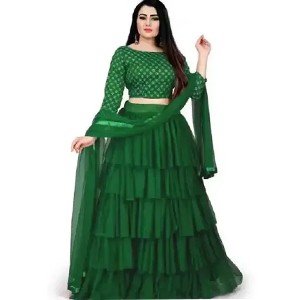 Fancy Net Lehenga Choli For Women