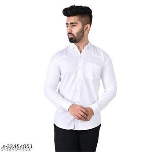 Youth First Men's Micro Print White Shirts