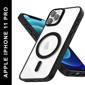 KARWAN Back Cover for APPLE iPhone 11 Pro  (Black, Shock Proof, Pack of: 1)