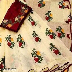 Chanderi cotton saree