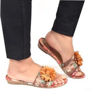 Elegant Multicoloured Solid Synthetic Slippers For Women
