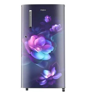 Whirlpool 184 L Direct Cool Single Door 2 Star Refrigerator  (Sapphire, 205 WDE PRM 2S SAPPHIRE BLOOM-Z)