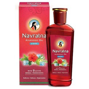 Navratna Ayurvedic Cool Hair Oil with 9 Active Herbal Ingredients 300 ml