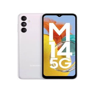 SAMSUNG Galaxy M14 5G (Icy Silver, 128 GB)  (6 GB RAM)