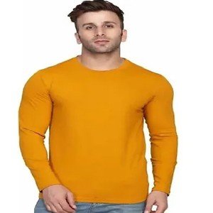 Copper Cotton Blend Tshirt For Men