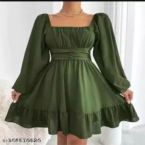 New stylish trendy fancy fashionable one piece midi dress for girls and women