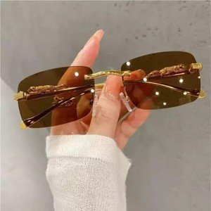 New Luxurious Rimless Sunglasses