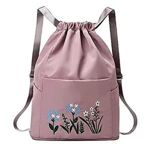 Khaki Nylon Solid Handbags For Women