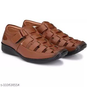 ABW Fashionable Tan Men Sandals