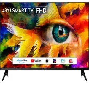 Infinix Y1 109 cm (43 inch) Full HD LED Smart Linux TV 2022 Edition with YouTube & Pre-loaded Apps, Wifi Enabled, Miracast, Cinematic Sound  (43Y1)#JustHere
