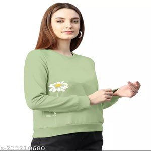 Womens and Girls Round Neck Full Sleeve Regular Fit Tshirt