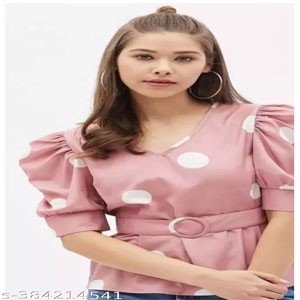 pink dotted top