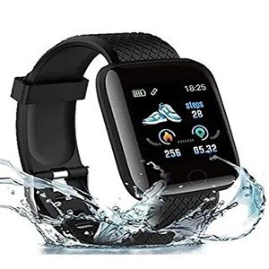 Smart Watch lD116 Bluetooth 1.3 LED with Daily Activity Tracker, Heart Rate Sensor, BP M