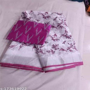 FULPATI-RANI SAREE WITH SEPARATE BLOUSE PIECE