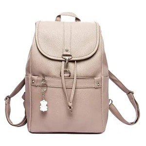 New Stylish Waterproof Backpack Girls School and College - Beige