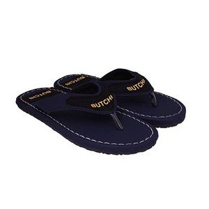 Men's Blue Synthetic Leather Stylish Casual Slipper