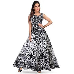 Women's Printed Cotton Gown