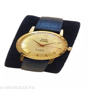 Vintage Hand Winding Wrist Watch Giold Dial Men's WatchVintage Hand Winding Wrist Watch Giold Dial Men's Watch