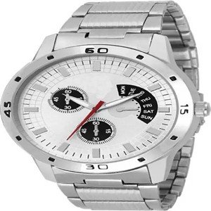 Sliver Metal Analog Watches