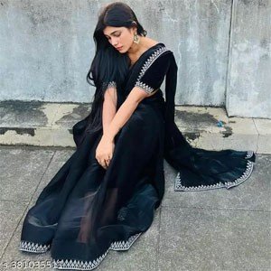 NEW GEORGETTE SAREE SIROJI WORK NEW COLLECTION