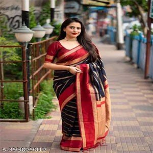 2024 NEW BANARAS SAREE BLACK