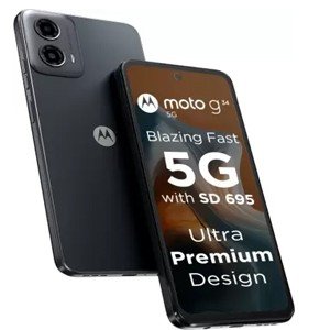 Motorola G34 5G (Charcoal Black, 128 GB)  (8 GB RAM)#JustHere
