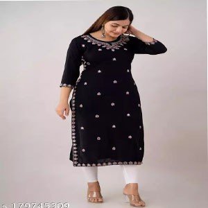 Kapadia Stylish Embroidered Color kurit for Office and Party Wear (Embroidered)