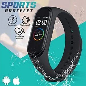 Smart Bracelet M5 Band Fitness Band for Men Activity Fitness Tracker Watch with Functions Like Heart Rate, Steps Counter, Calorie Counter with Waterproof Body for Men and Women
