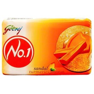 Godrej No.1 Sandal and Turmeric Bath Soap 150 g (Pack of 4)