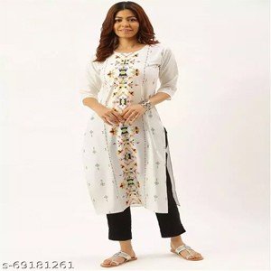 Premium White Kurti For Women