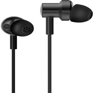Mi Mi Dual Driver Dynamic Bass High Definition in-Ear Earphones with Mic Wired Headset  (Black, In the Ear)