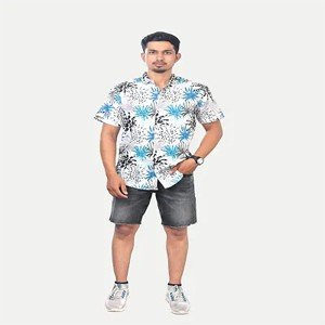 Rad prix Men Casual White Abstract Printed Shirt