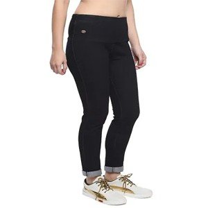 Black Color Denim Lycra High Waist Jeggings