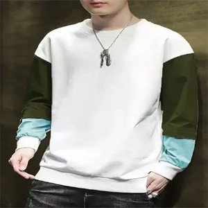 White Polyester Tshirt For Men