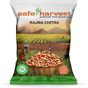 safe harvest Rajma Chithra (Whole) (Pesticide Free)  (500 g)