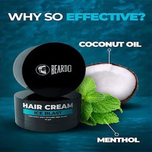 Beardo Ice Blast Hair Cream for Daily Styling, 75gm