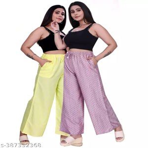 Women’s High Waist Wide Leg Palazzo Pants