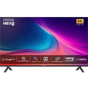 ONIDA 108 cm (43 inch) Ultra HD (4K) LED Smart Google TV 2023 Edition with Dolby Atmos Vision & HDR10  (43UIG)#JustHere