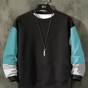 Black Polyester Tshirt For Men