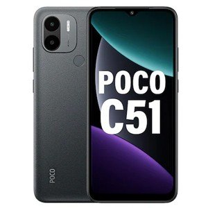 Poco C series C 51 64 GB, 4 GB RAM, Power Black, Mobile Phone